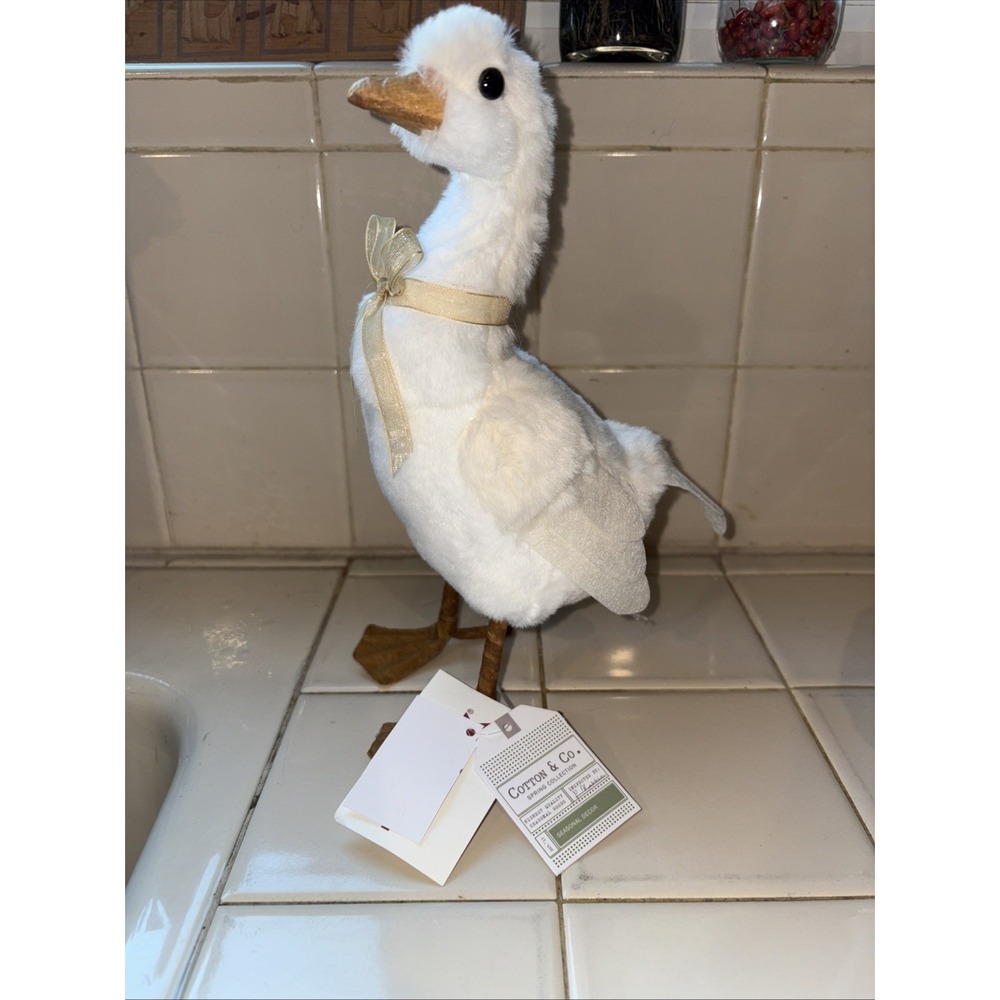 decorative figurine of a goose from the "Cotton & Co. Spring Col- 1/6 Make offer